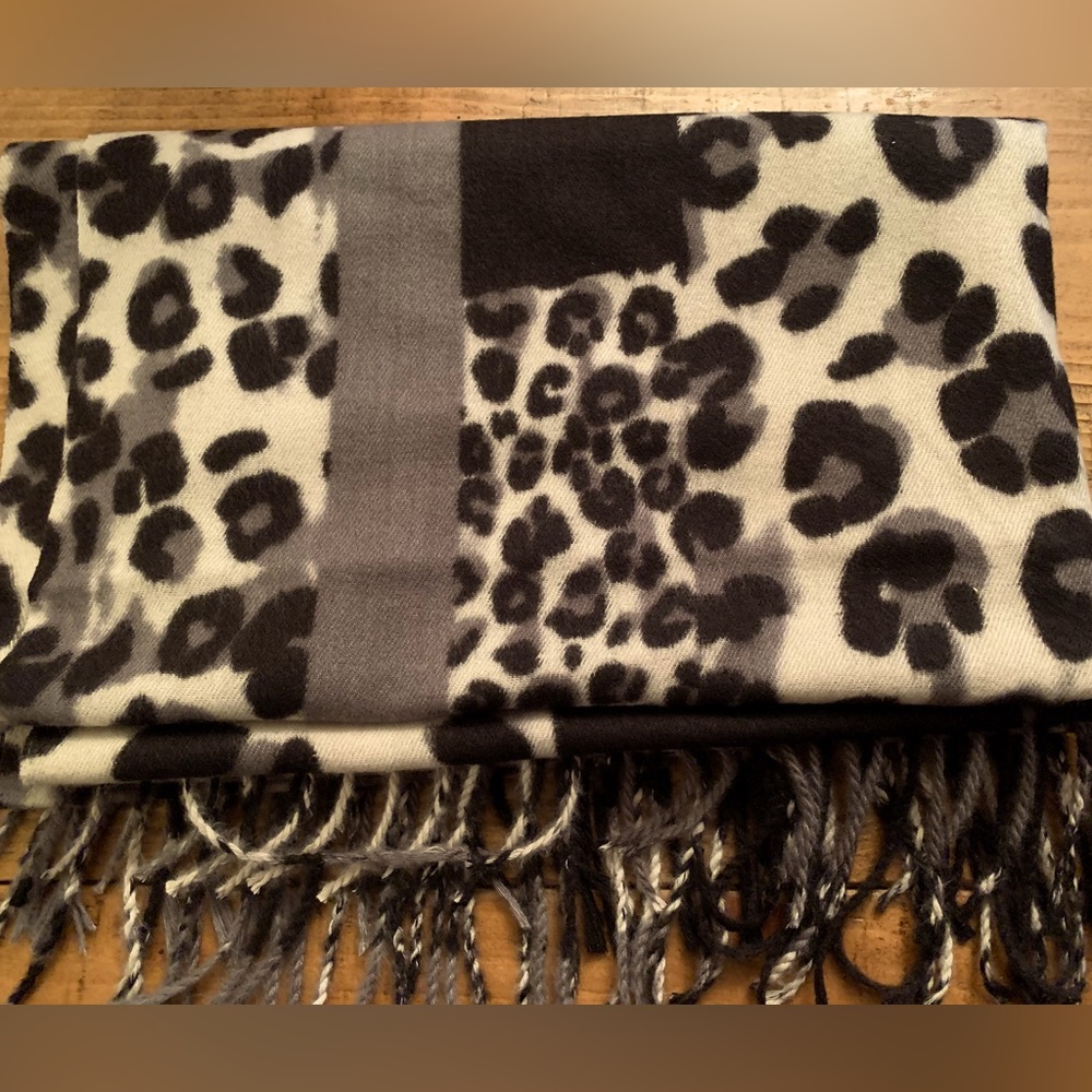 Leopard Print Scarf/Wrap